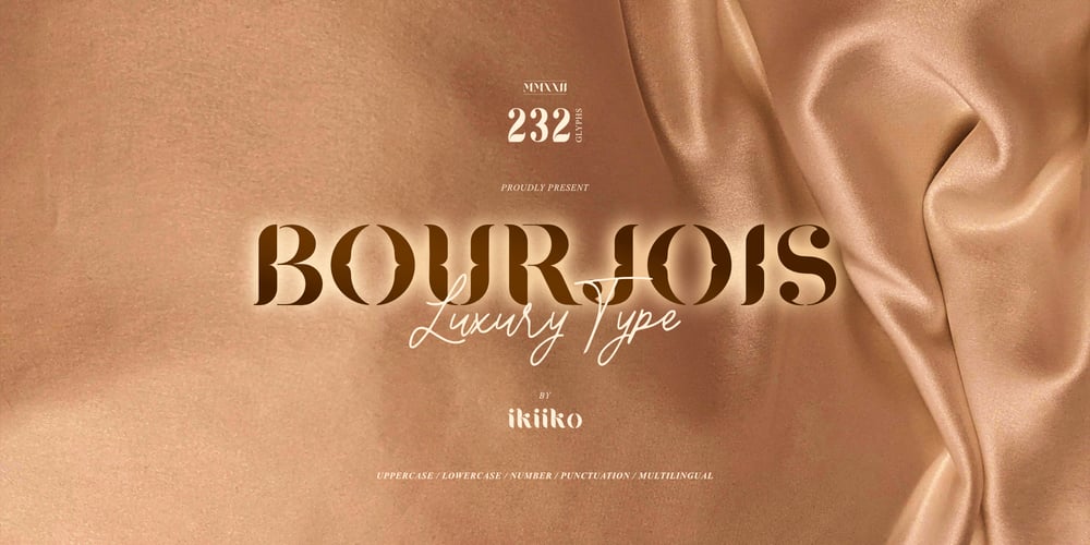 Bourjois font