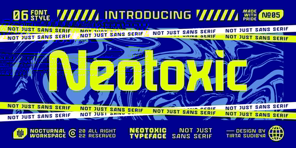 Neotoxic font