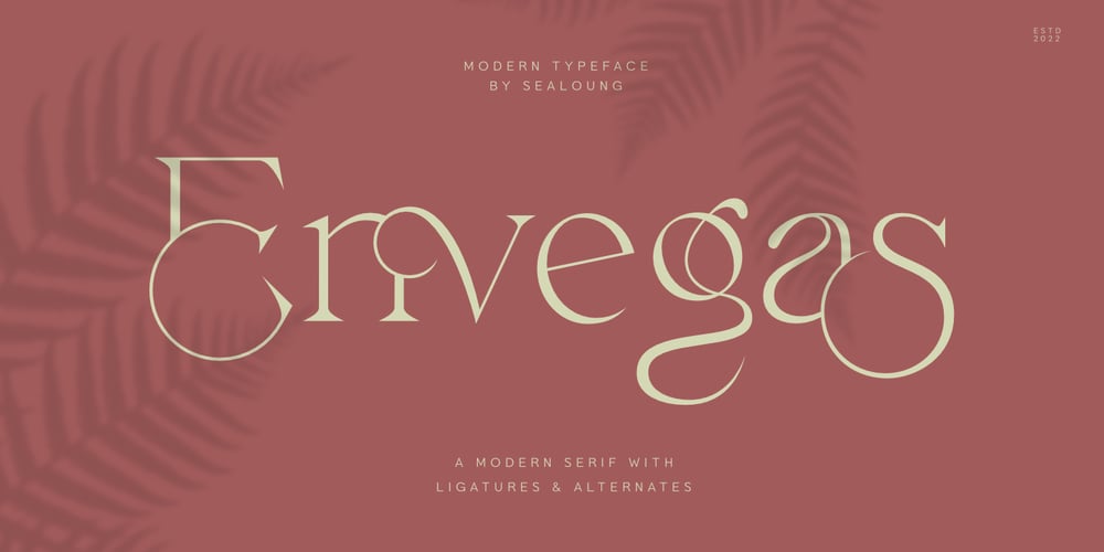 Envegas font