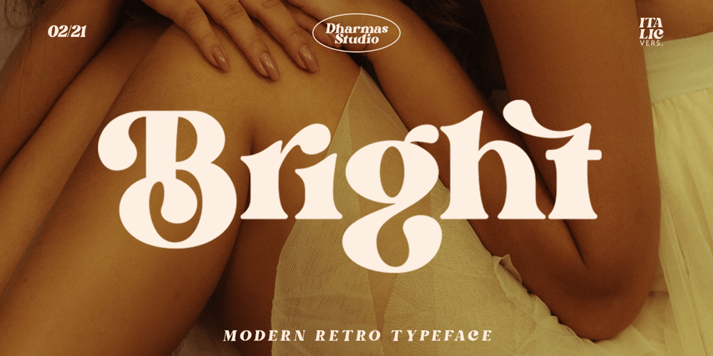 Bright font