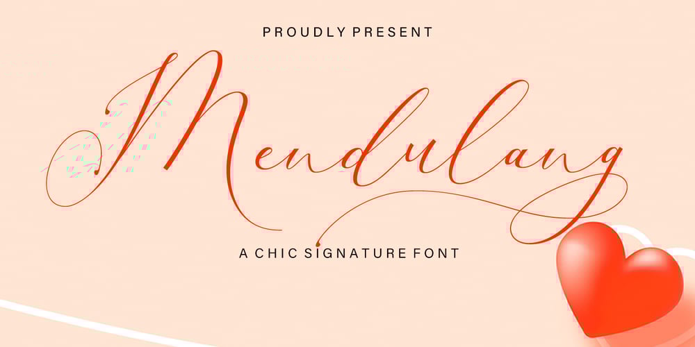 Mendulang font