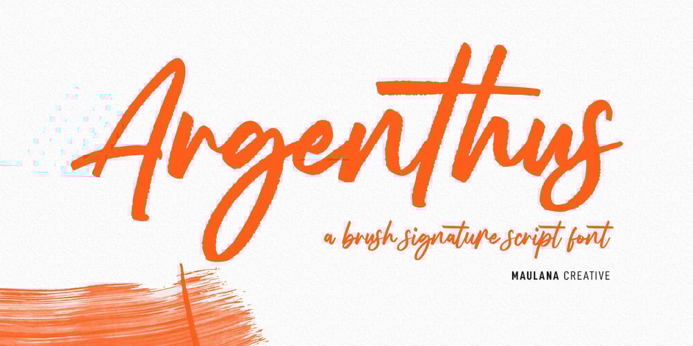 Argenthus font