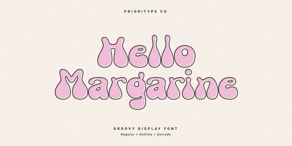 Hello Margarine font