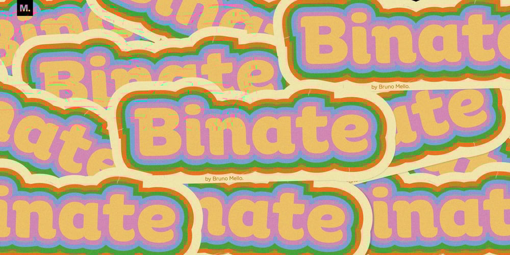 Binate font