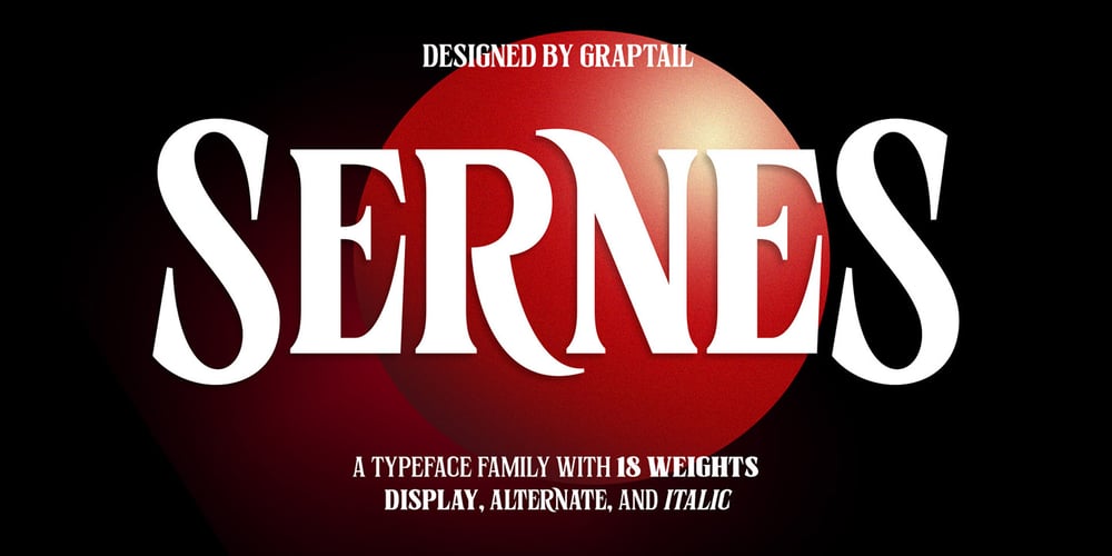 Sernes font