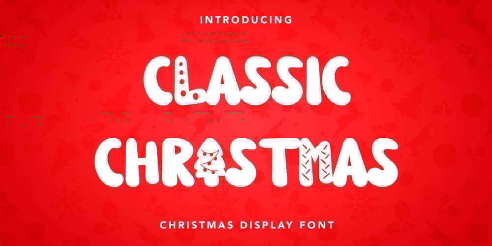 Classic Christmas font