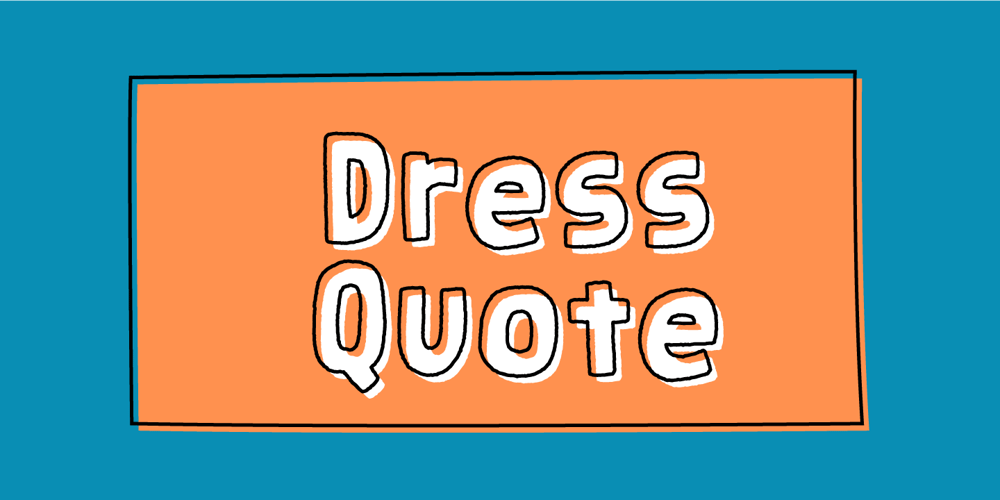 Dress Quote font