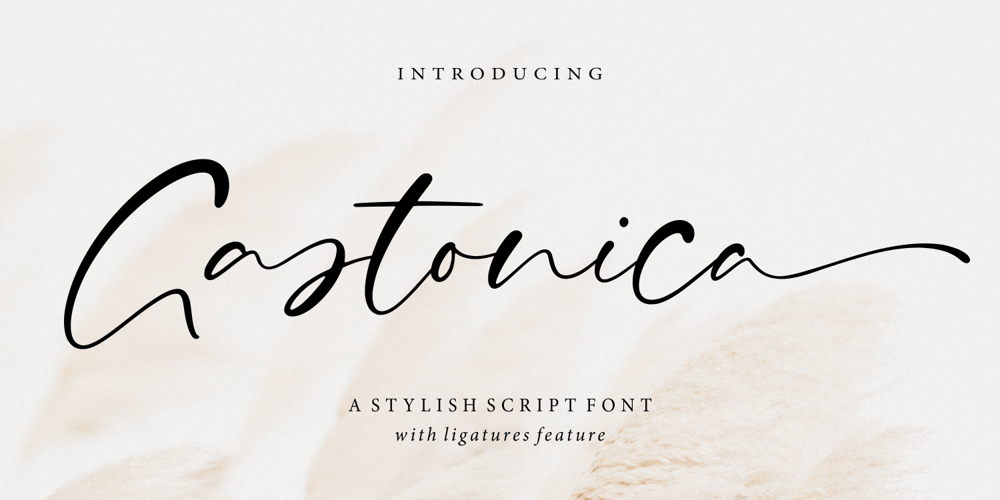 Gastonica font