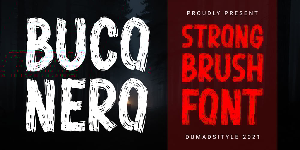 Buco Nero font