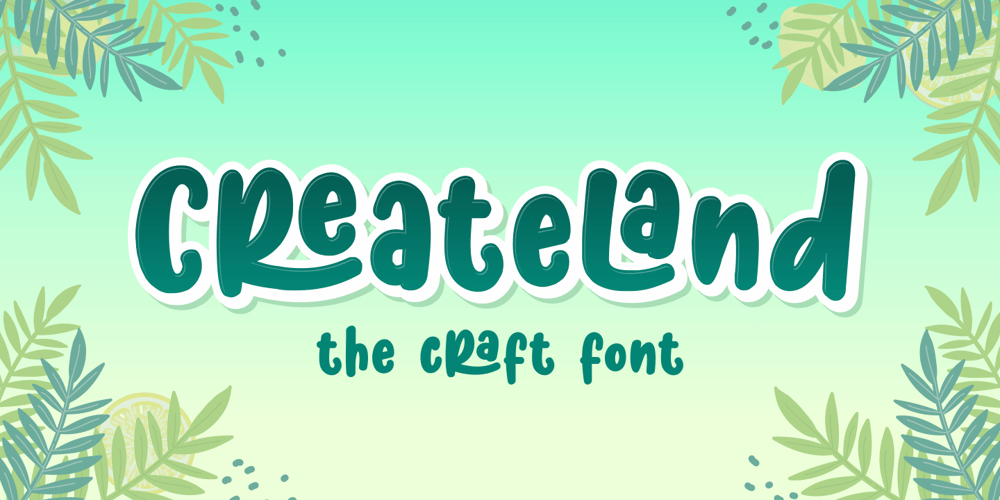 Createland font