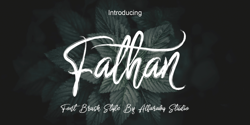 Fathan font