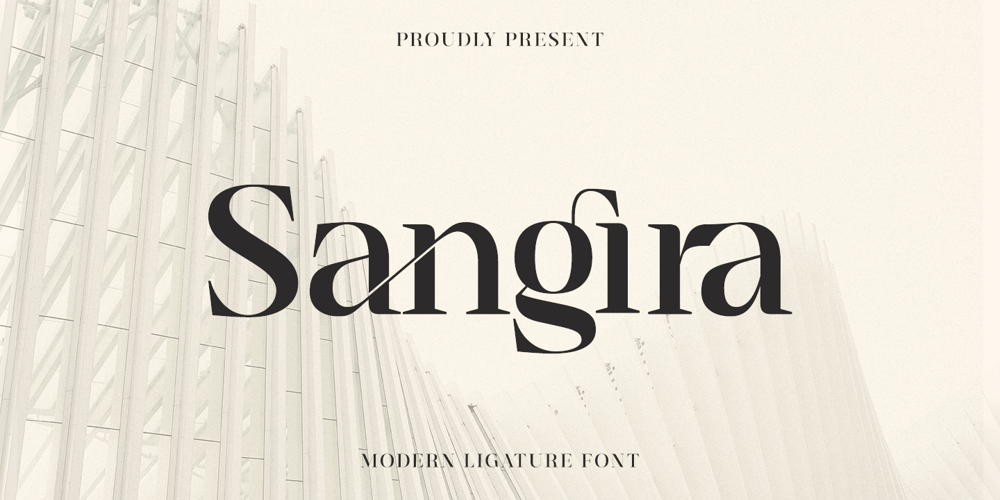Sangira font