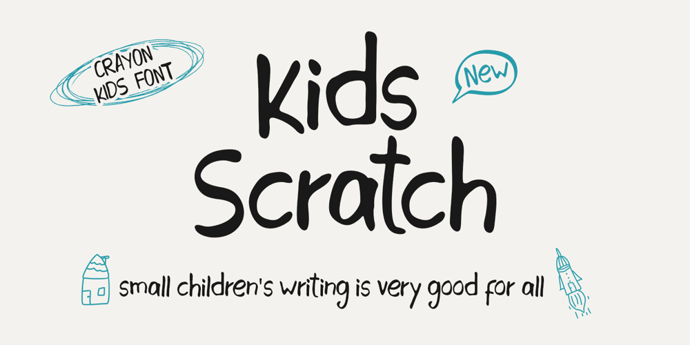 Kids Scratch font