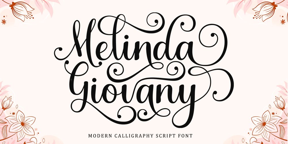 Melinda Giovany font