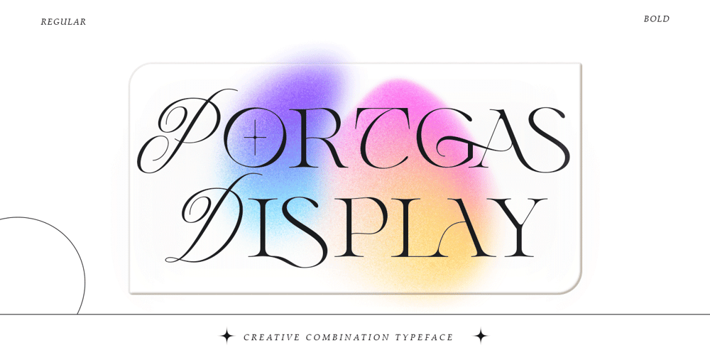 Portgas Display font