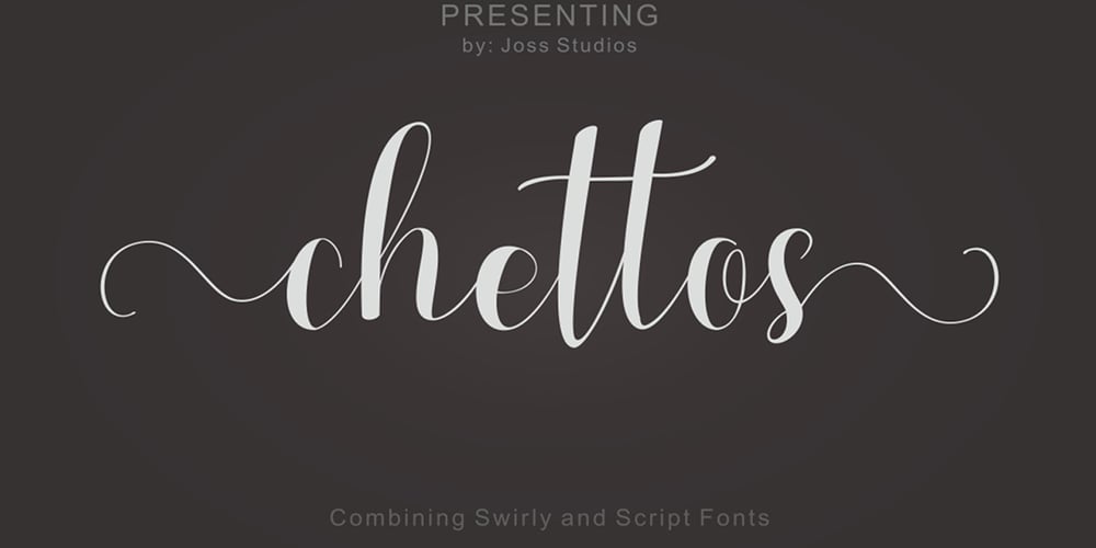 Chettos Script font