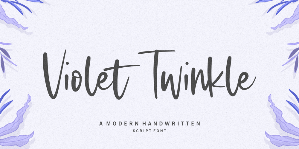 Violet Twinkle font