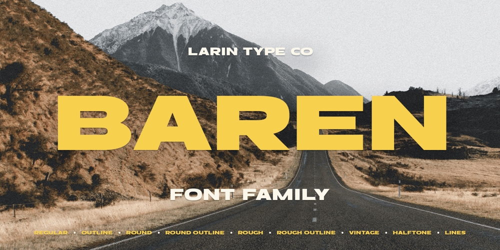 Baren font