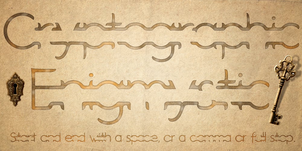 DT Enigmystic font