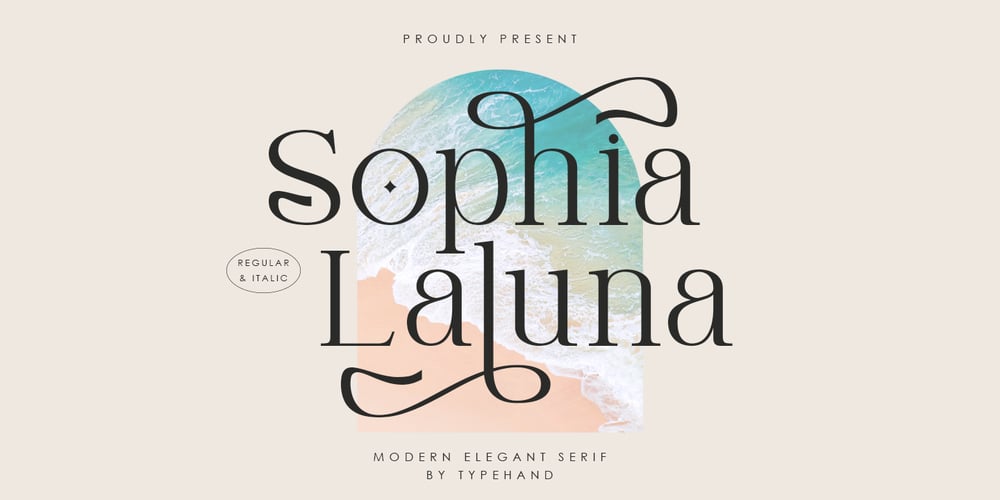 Sophia Laluna font