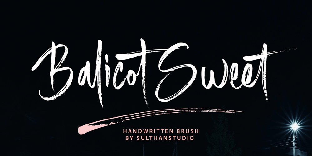 Balicot Sweet font