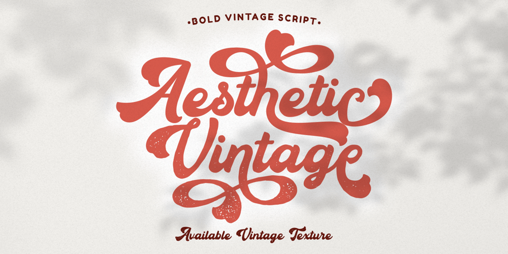 Aesthetic Vintage font