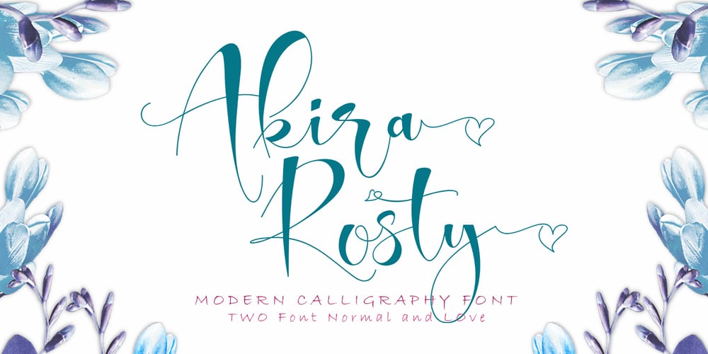 Akira Rosty font