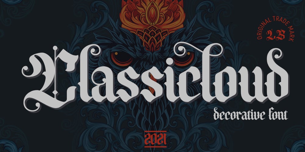 Classicloud font
