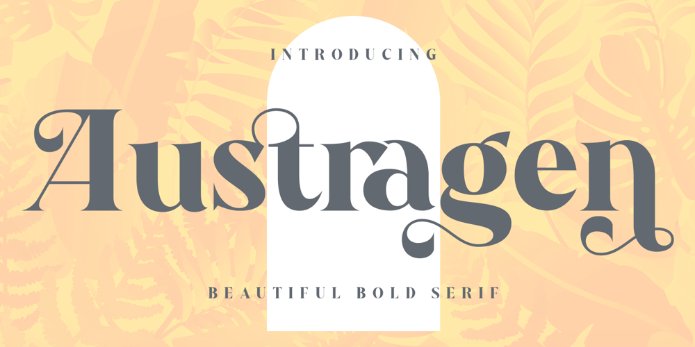 Austragen font