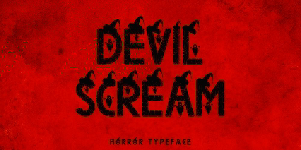 Devil Scream font