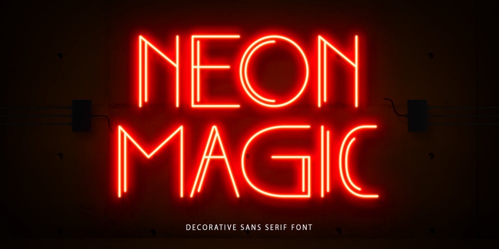 Neon Magic font