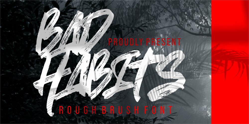 Bad Habits font