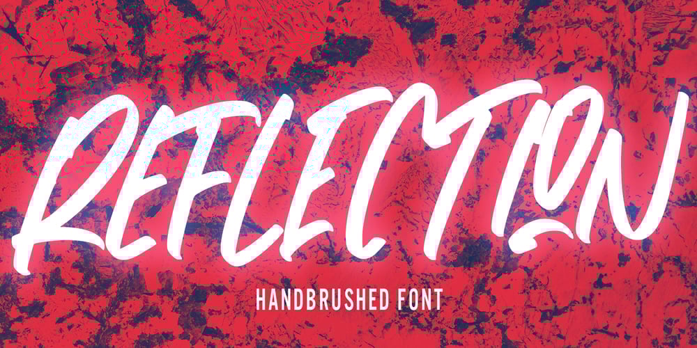 Reflection font