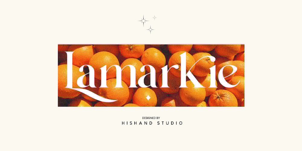 Lamarkie font