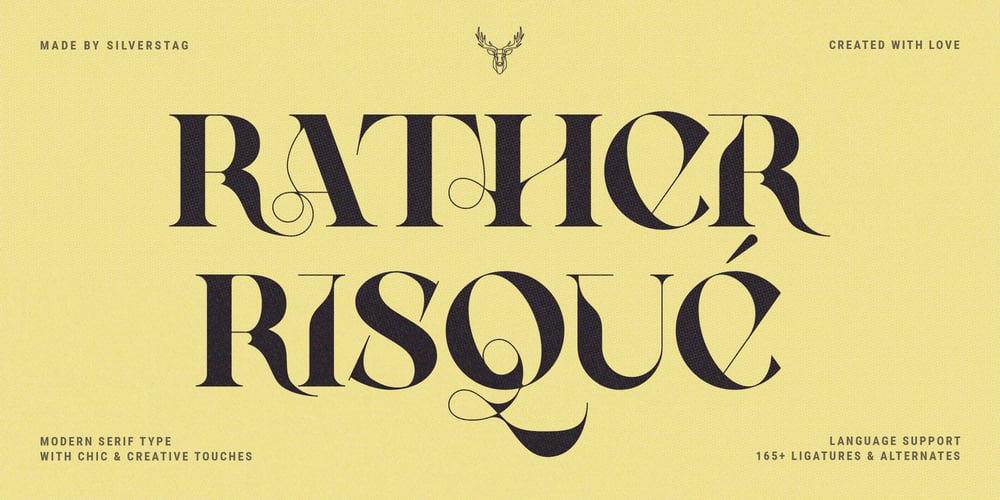 Rather Risque font