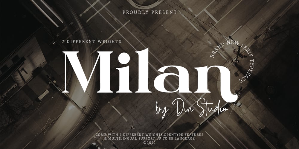 Milan font