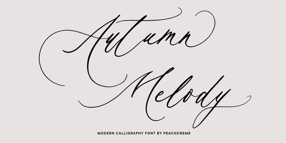 Autumn Melody font