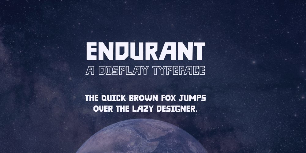 Endurant font