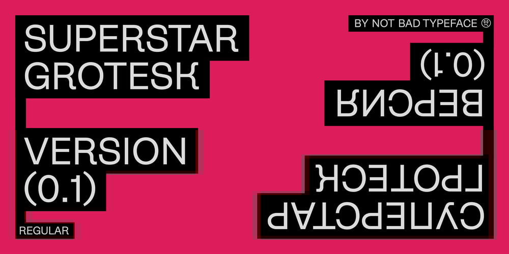 Superstar Grotesk font