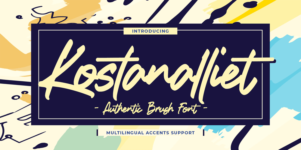 Kostanalliet font