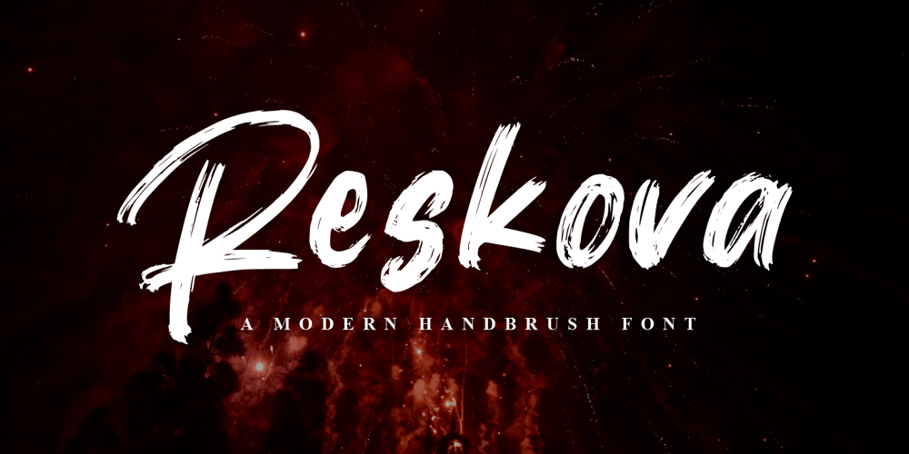 Reskova font