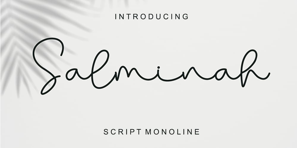 Salminah font
