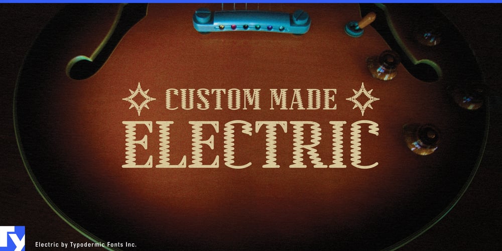 Electric font