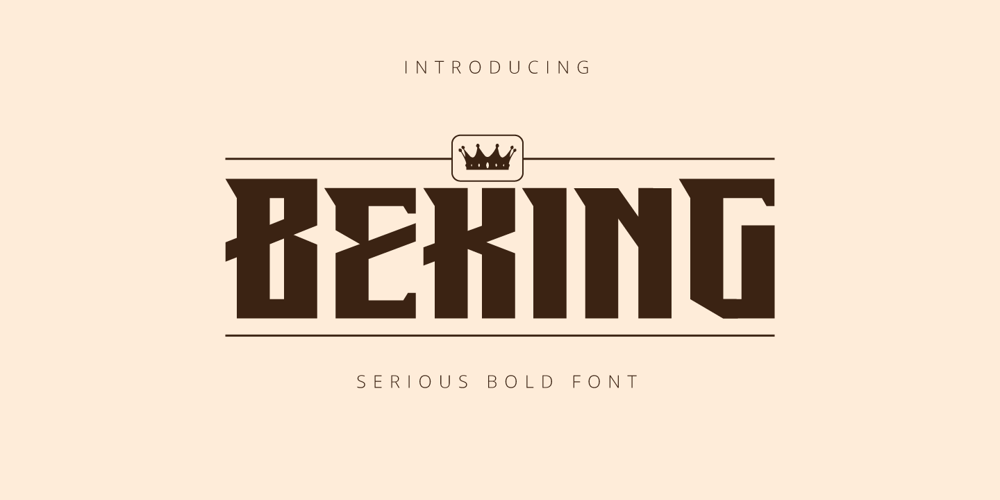 Beking font