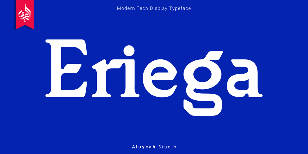 Al Eriega font