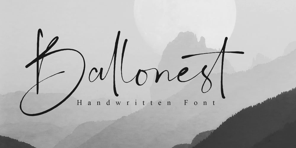 Ballonest font