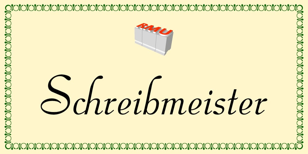Schreibmeister font