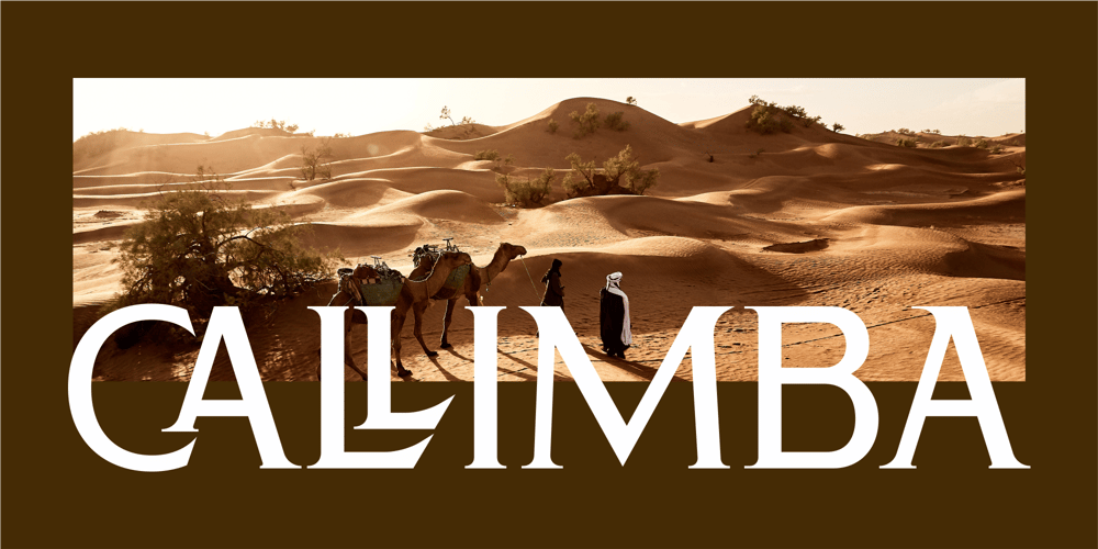 Callimba font