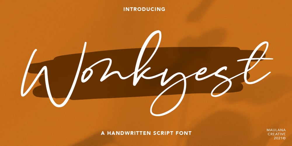 Wonkyest font