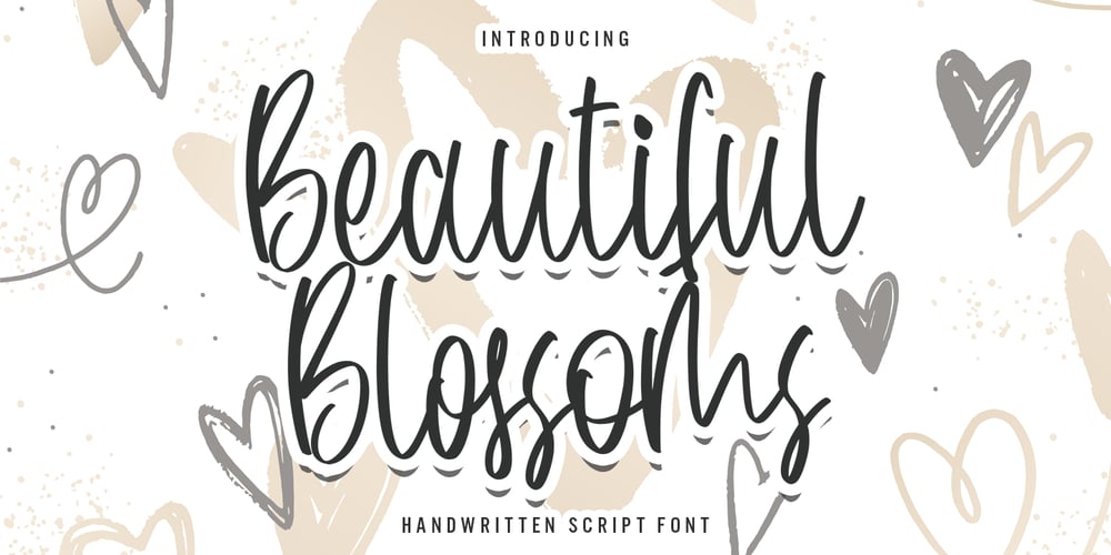 Beautiful Blossoms font